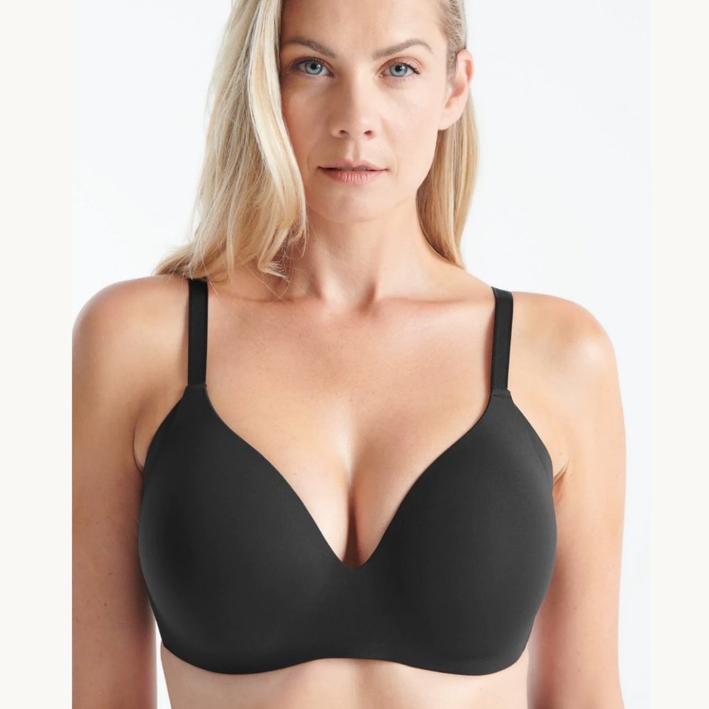 New Knix WingWoman Contour Bra Sports Black Supportive Everyday 8+ = 42E 40F 42F